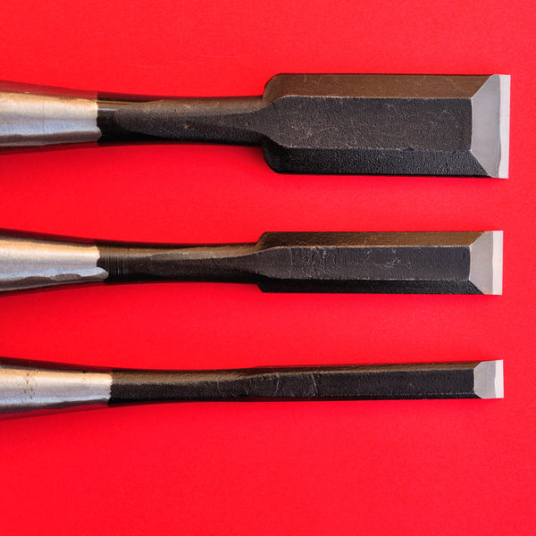 Set 3 japanese Tōgyū Chisel wood oire nomi 9mm 15mm 24mm Made in Japan
