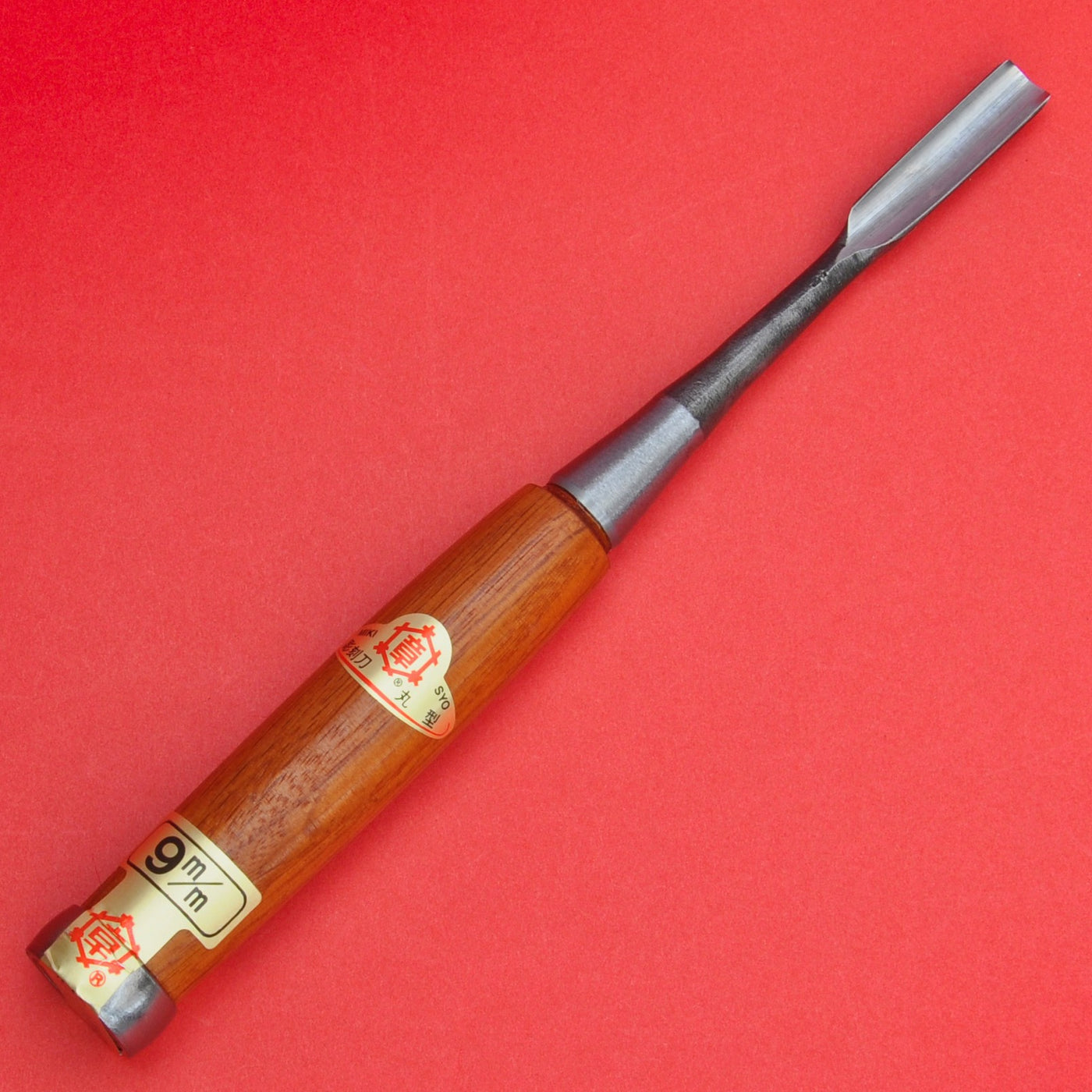Round Bottom Gouges Steel 9mm Wood carving round gouge chisel Yasugi blue paper Steel Japan ...