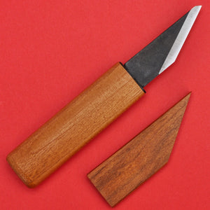 Wood Carving marking blade Cutter Chisel craft knife Kiridashi Kogatana Japan Japanese tool woodworking carpenter with sheath