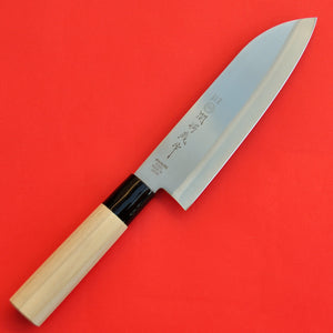 Santoku kitchen knife stainless steel 165mm Japan