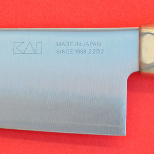 Rückansicht nahaufnahme Klinge Kochmesser Messer Santoku KAI AKANE 180mm AE-2907 Japan Japanisch 