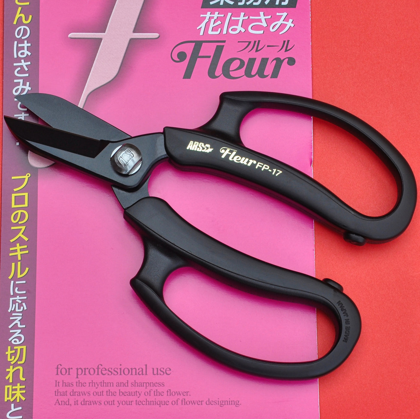Flower scissors ARS professional FP-17-BK 3100-BK Made in Japan - Osaka ...