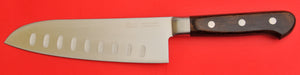 Вид сзади кухонный нож Santoku KAI BENIFUJI АB-5438 Японии Япония