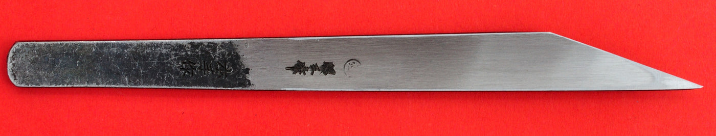 Hand-forged 12mm Kiridashi carving marking chisel made in Japan