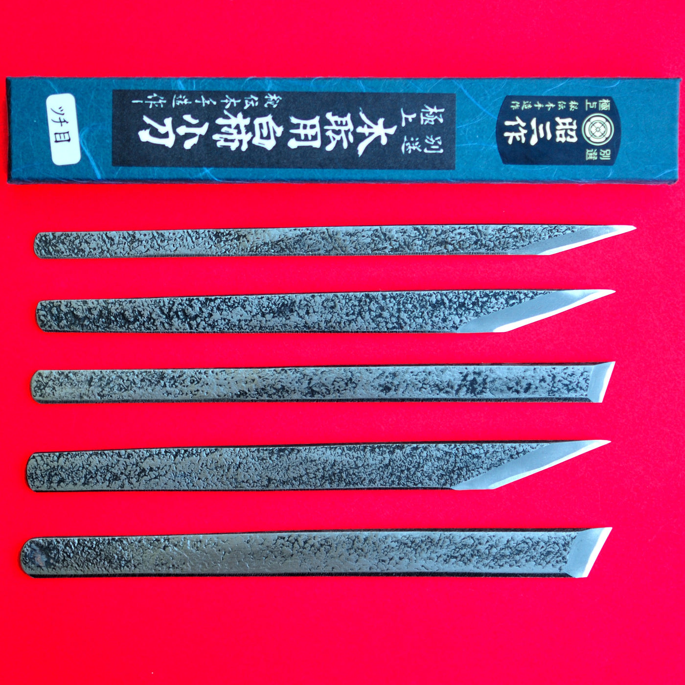 Set of 5 hand-forged Kiridashi carving marking chisel Made in Japan ...