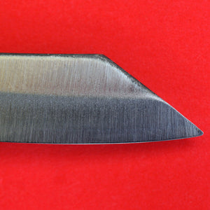 Gros plan pointe lame NAGAO HIGONOKAMI couteau de poche pliant japonais 100mm Japon 
