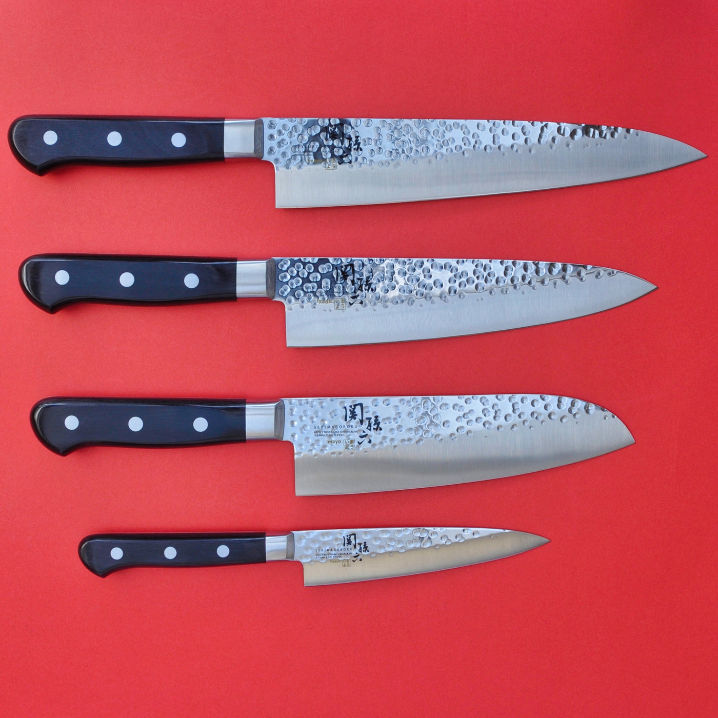 Best Full Tang Kitchen Knife Set 5 PCS at $190