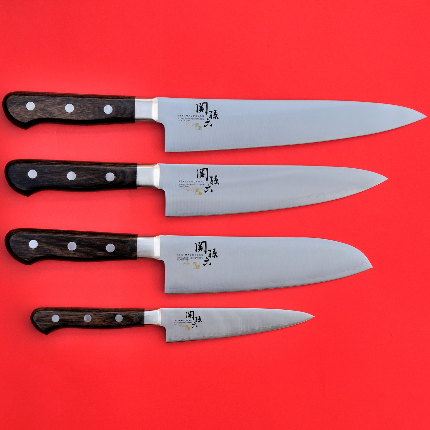 Best Full Tang Kitchen Knife Set 5 PCS at $190