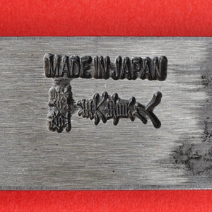 Grande plano Close-up Mão-forjado 15mm Faca de marcação lâmina escultura tracer aogami Japão