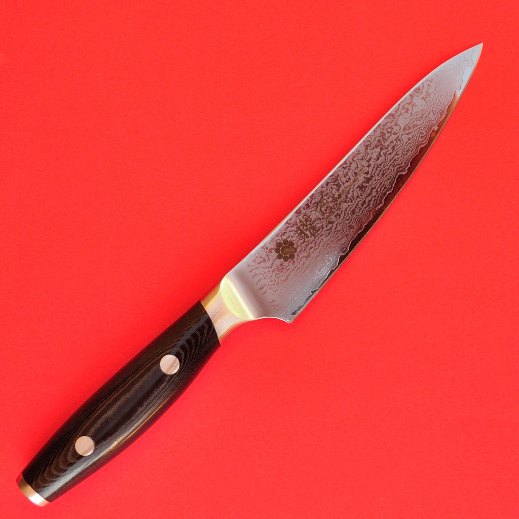 YAXELL YO-U 69 слоев Дамаска Пти нож 120мм Япония Японии