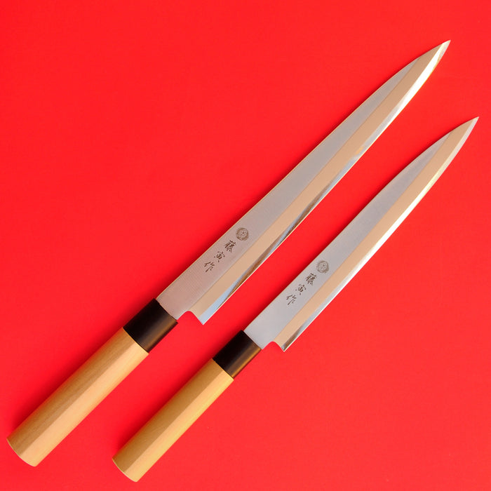 2 cuchillos Tojiro yanagiba FU-1059 FU-1057 240mm 300mm Fuji
