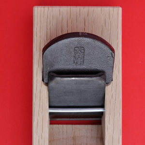 Primer plano Cepillo japonés para madera "Rokube" japonesa Kanna 45mm Japón