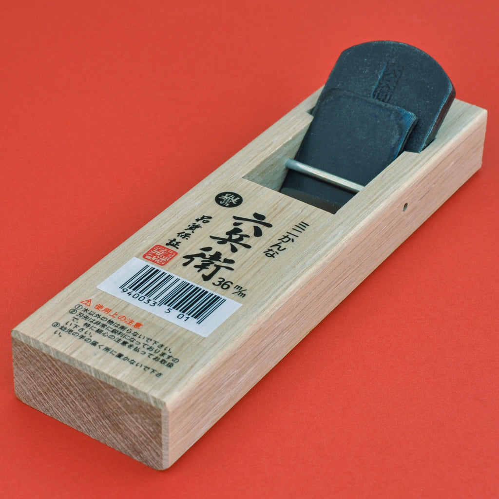 Rabot à bois "Rokube" Kanna 36mm Japon Japonais rokubei
