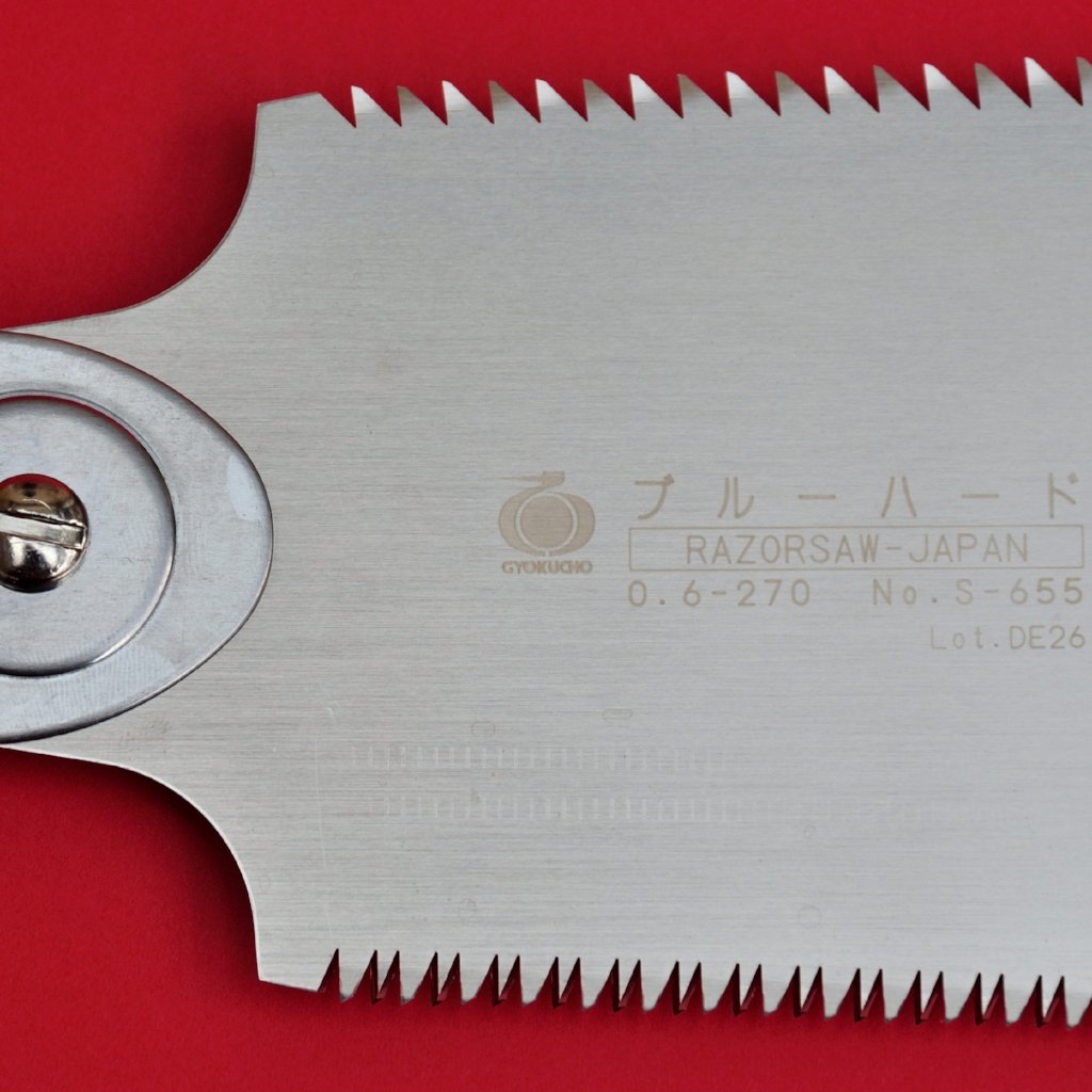 Ryoba 10TPI sierra japonesa doble filo 27cm Gyokucho Rs615