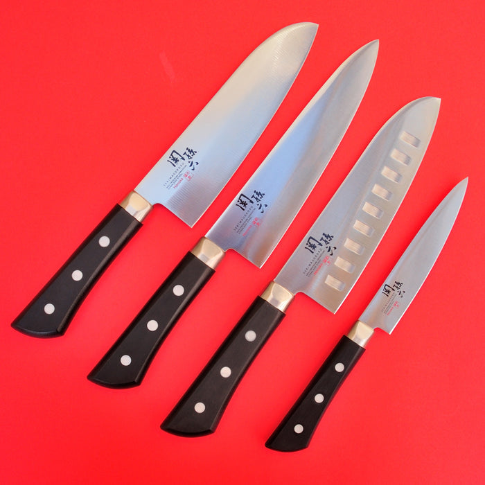 KAI 4 knives set HONOKA Santoku Petit Chef's