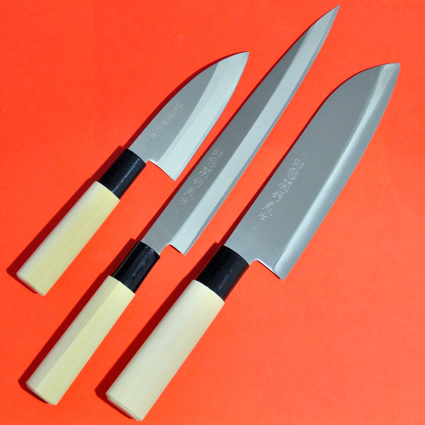Bliv Junior Betjening mulig YAXELL Santoku + yanagiba + deba kitchen knife stainless steel Japan -  Osaka Tools