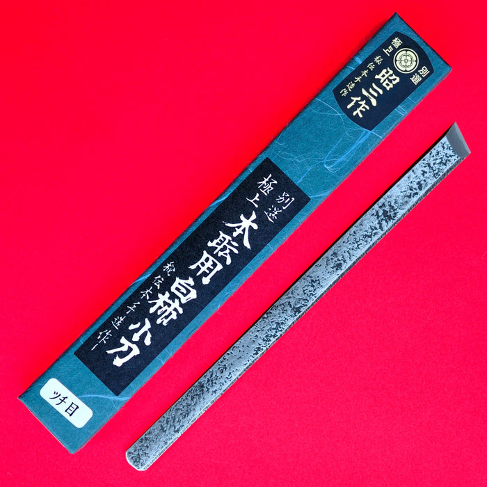 Mão-forjado 12mm curto Kiridashi cinzel