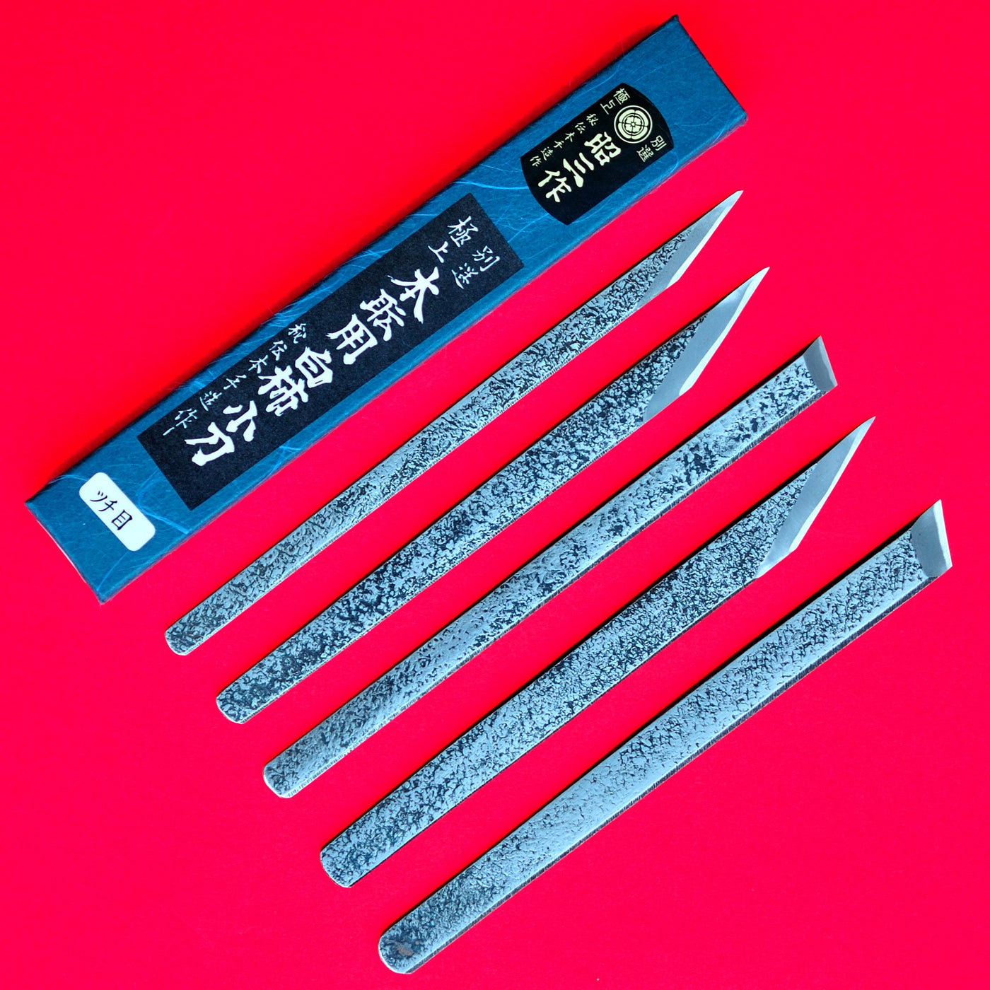 Set of 5 hand-forged Kiridashi carving marking chisel Made in Japan ...