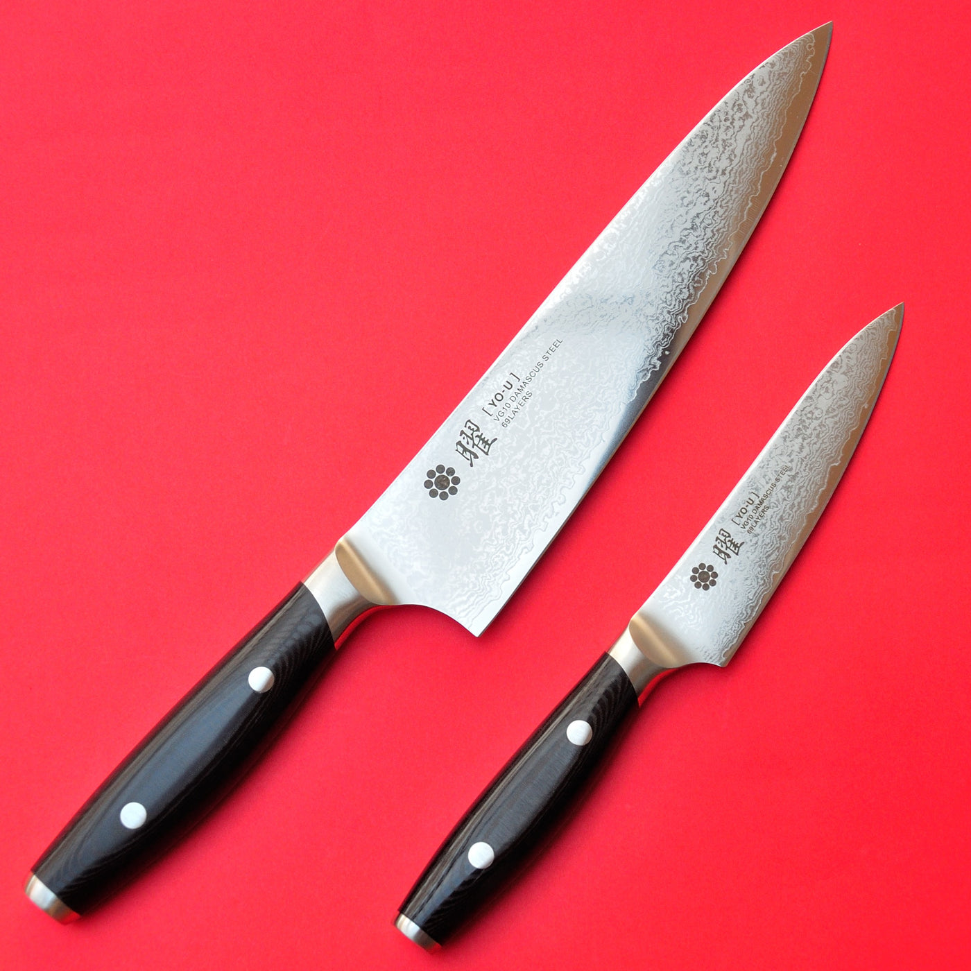 Set de 4 couteaux KAI martelé Acier inoxydable IMAYO Japon - Osaka Tools