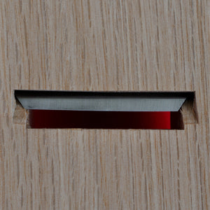 Primer plano Cepillo japonés para madera Kakuri kanna 42 mm Japón herramienta carpintería