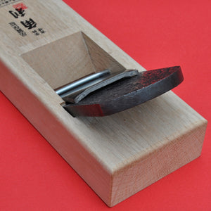 Vue de dos derrière Rabot à bois Kakuri Kanna 65mm japon Japonais outil menuisier ébéniste
