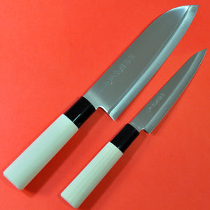 YAXELL Santoku + petit 2 knives set stainless steel 165mm Japan