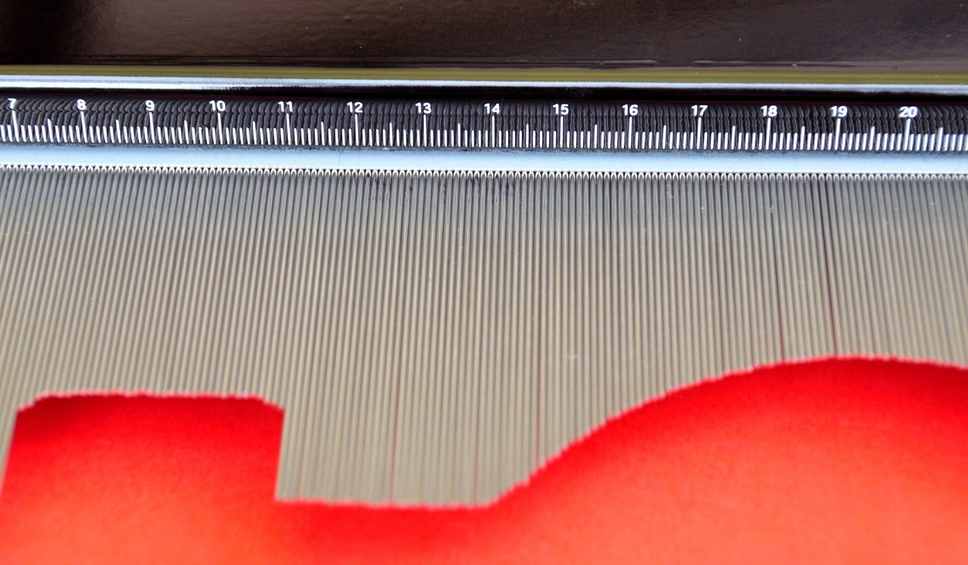 SHINWA 300mm measurement moulage gauge ruler profile form 77971