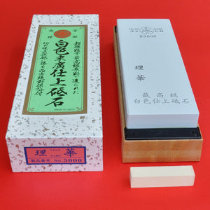 Embalagem Pedra de amolar SUEHIRO RIKA #5000 + nagura Japão Japonés Pedra de afiação  Pedra de água